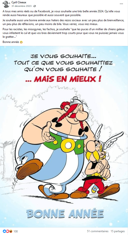 Voeux cyril cineux 2023