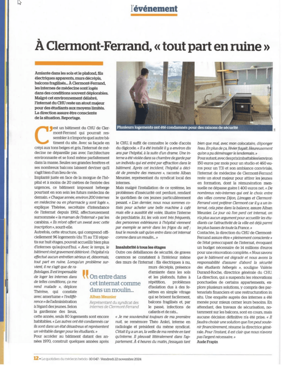 Le quotidien du medecin hebdo 22 novembre 2024