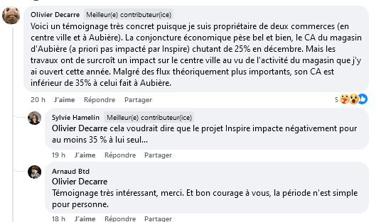 témoignage commerçant difficulté centre ville