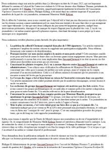 droit de réponse La Montagne aux articles du 14 03 2025