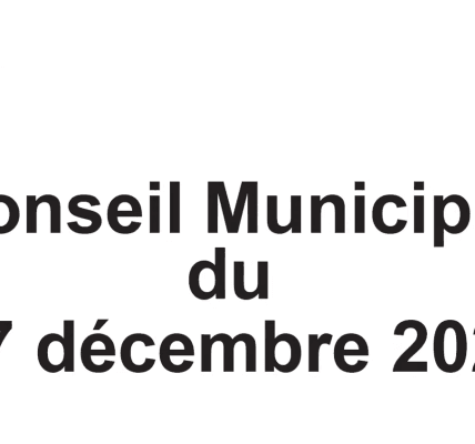 conseil municipal 17 décembre 2025