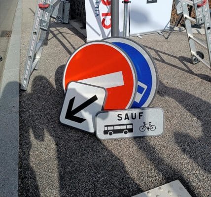 Réouverture rue de l'Oradou